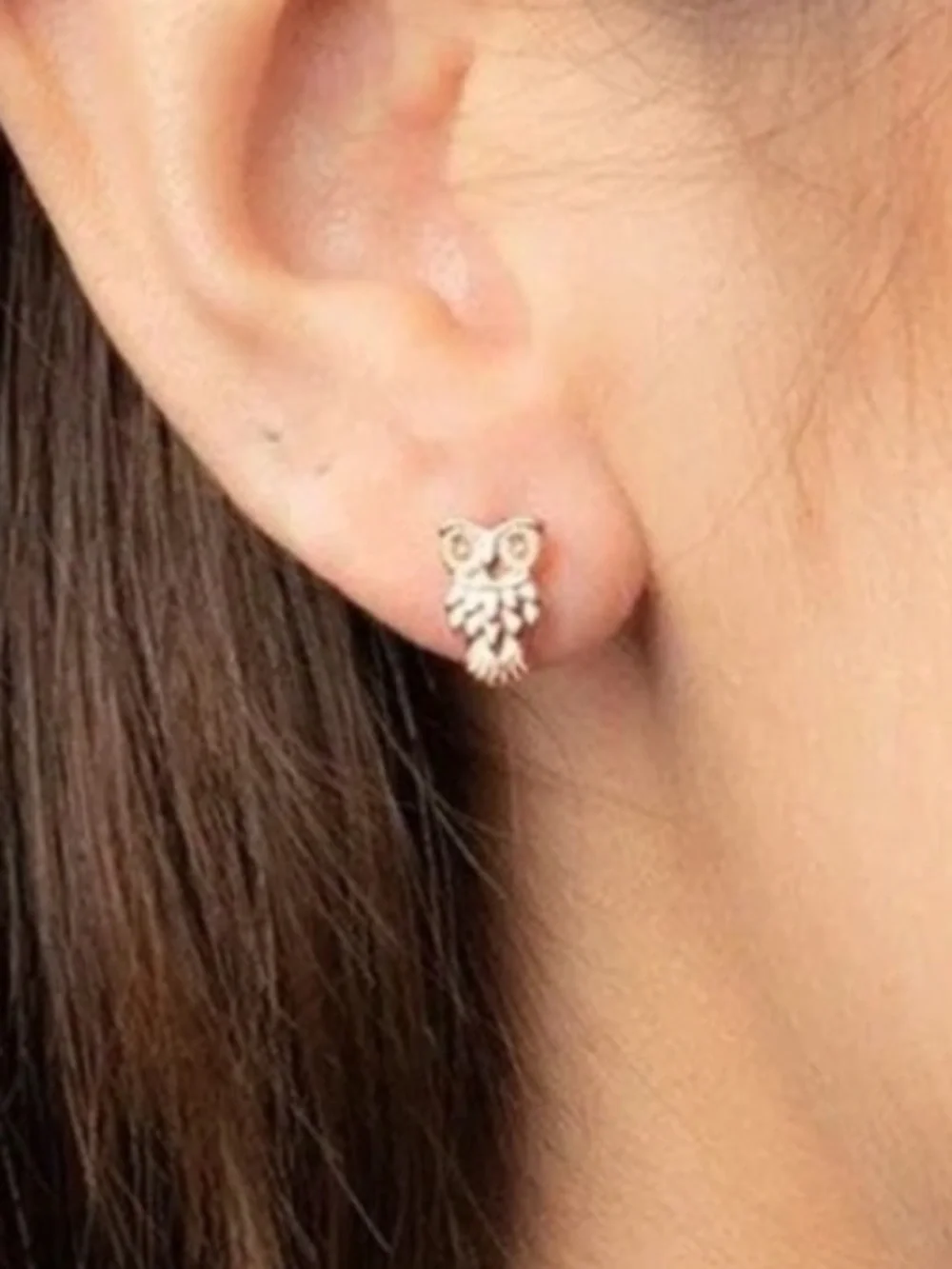 Pure Luxuries London owl earrings